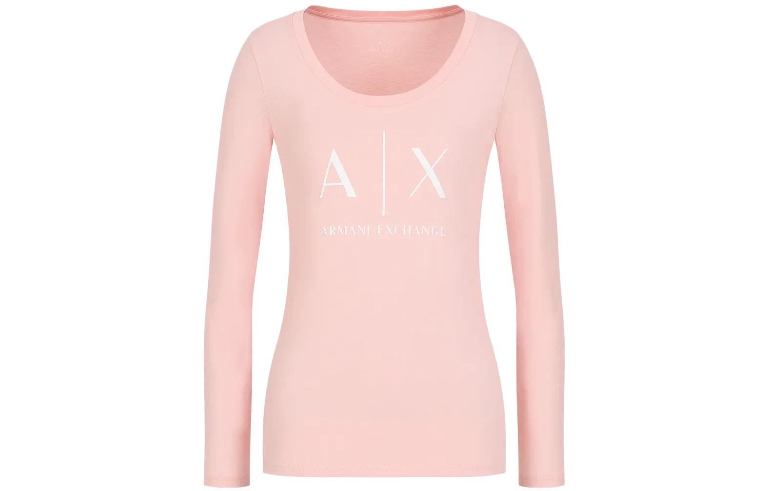 

ARMANI EXCHANGE Футболка женская розовые