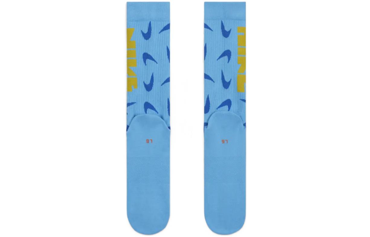 Носки Nike Everyday Essentials Crew Logo Jacquard Sports Socks One Pair Blue DQ0788-412, разноцветный — фото 3