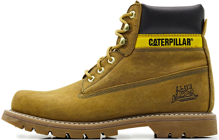 

CAT Коричнево-желтые мужские ботинки для активного отдыха, цвет Brown Yellow