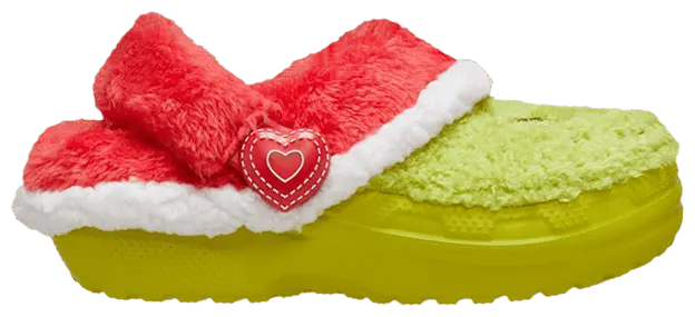 

Кроссовки The Grinch x Crocs Classic Lined Clog Toddler, зеленый