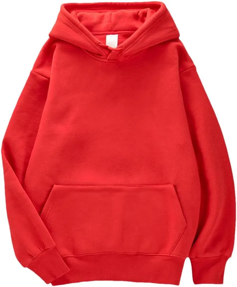 Женская толстовка с капюшоном флисовая, Red