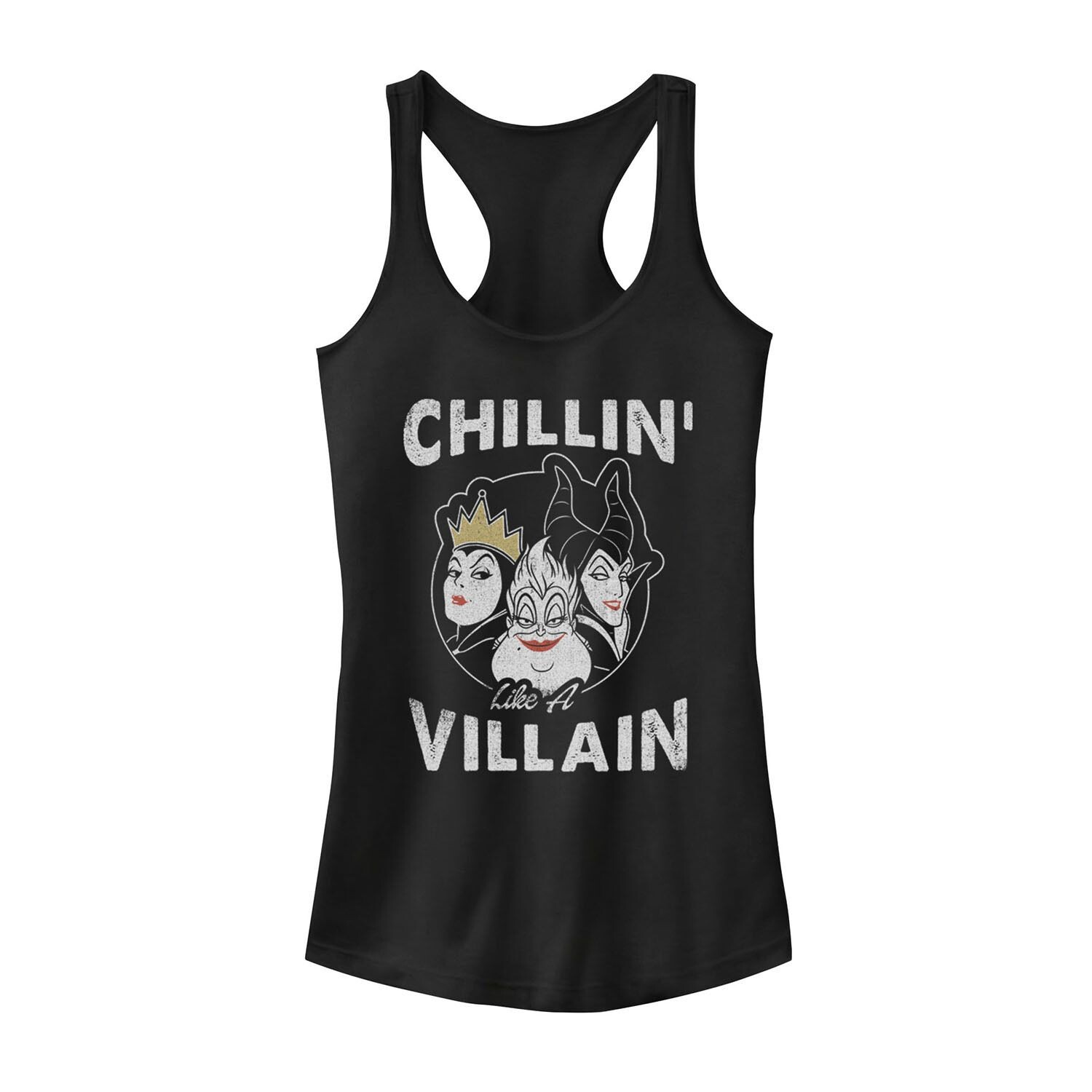 

Майка с потертостями и групповым снимком «Disney Villains» для юниоров «Chillin' Like A Villain» Disney