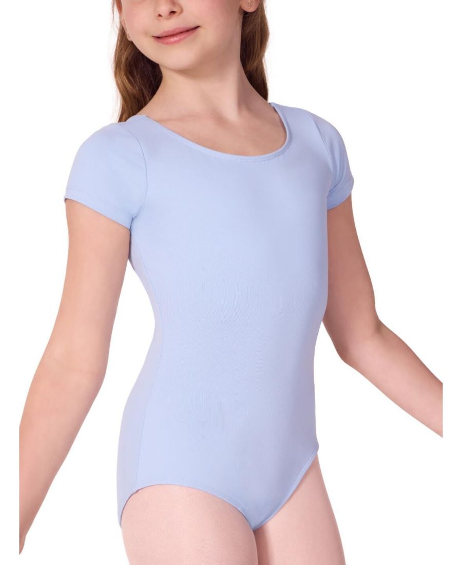 Купальник с коротким рукавом "Будущая звезда" Capezio, Light blue — фото 4
