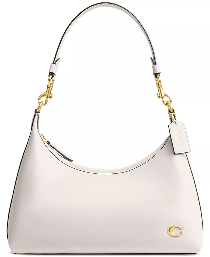 

Женская кожаная сумка через плечо Juliet Medium COACH, белый
