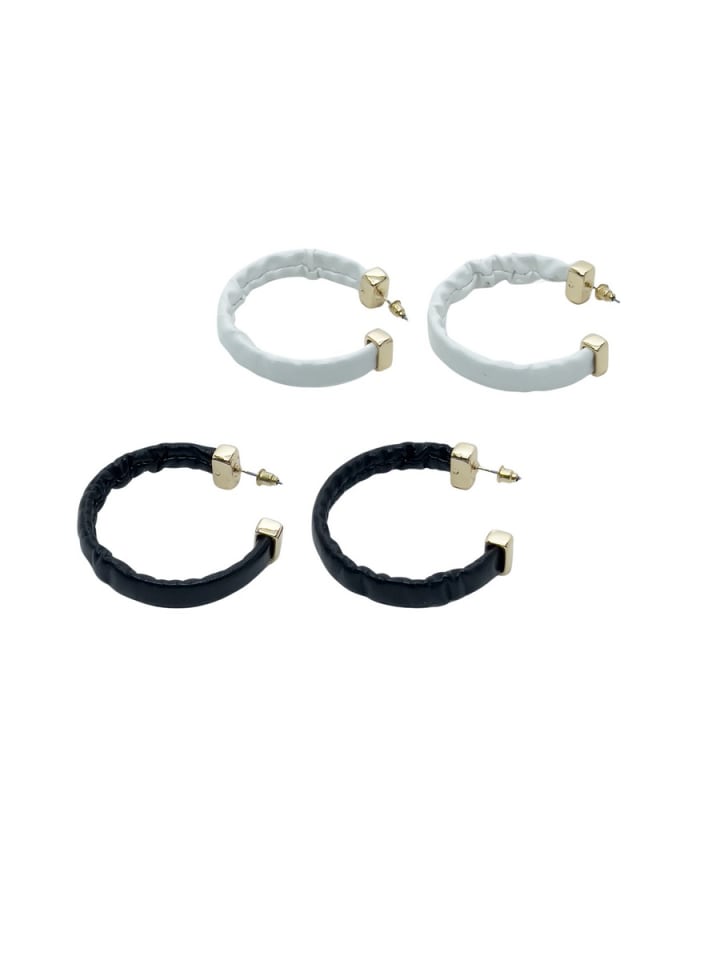 

KOROSHI Серьги Creolen-Set mit Hauteffekt in bunt