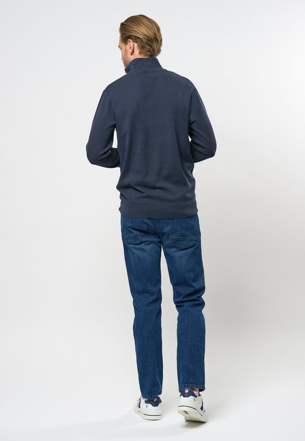 

Свитер Brison Half-Zip U.S. Polo Assn., темно-синий