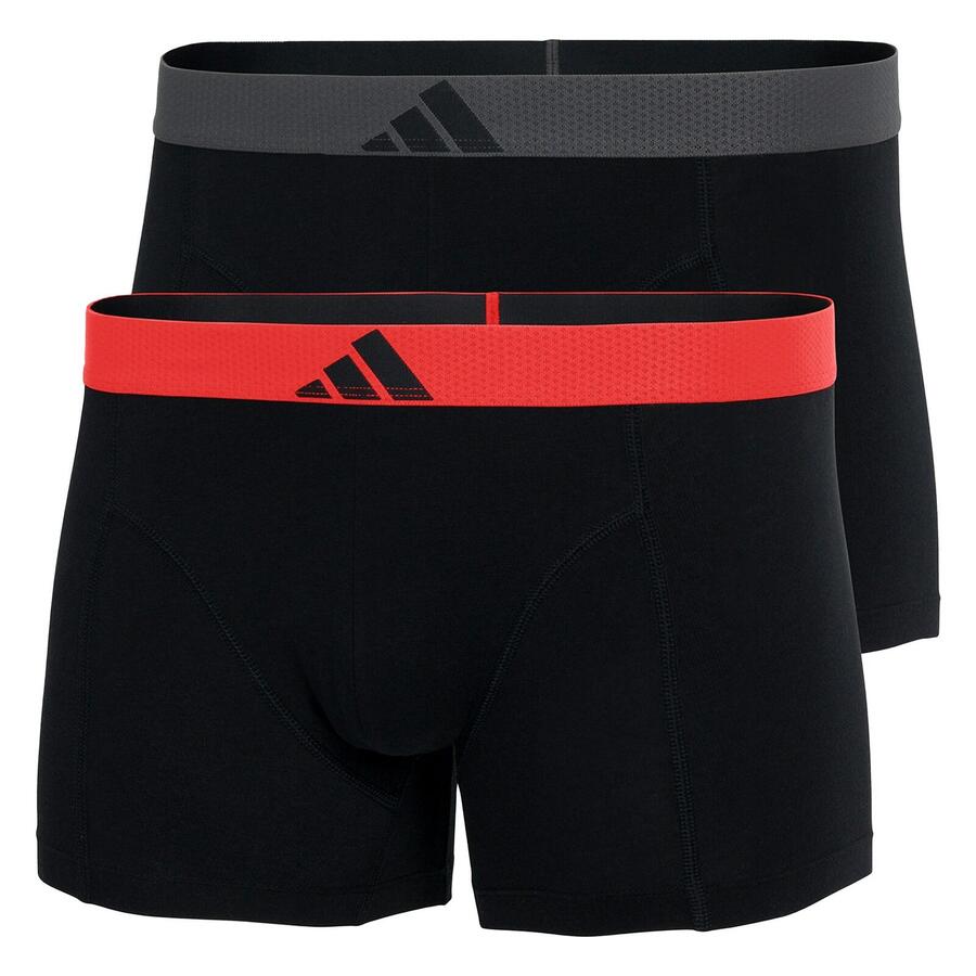 

ADIDAS Мягкие, приятные к телу мужские трусы-боксеры - 2 пары, Trunk Active Flex Cotton-Body