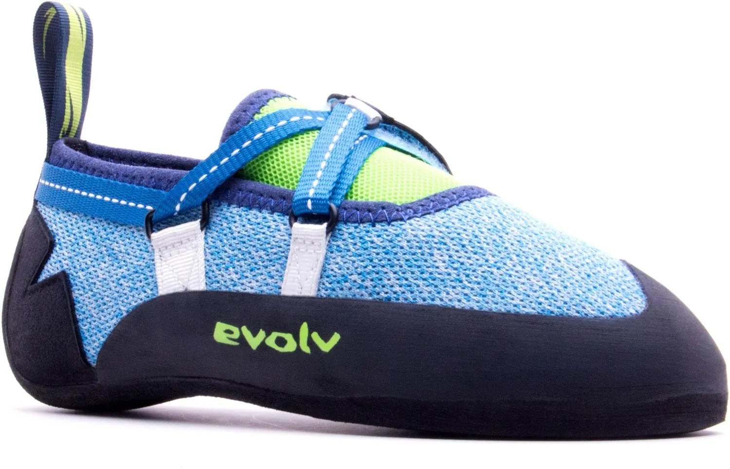 

Детские скальные туфли Venga evolv, Blue/Neon Lime