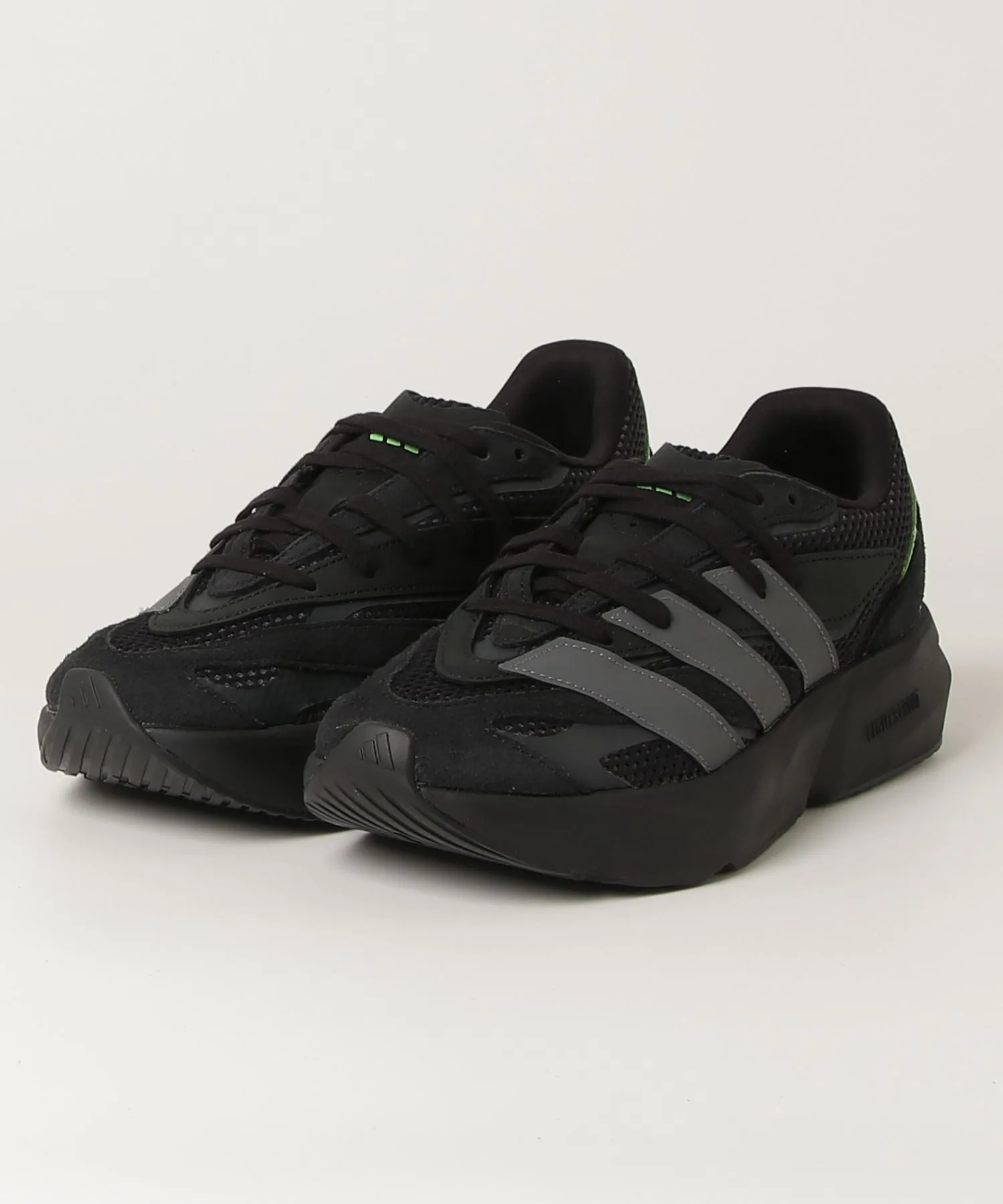 Мужские кроссовки с технологией Lightstrike adidas Light Blaze чёрные