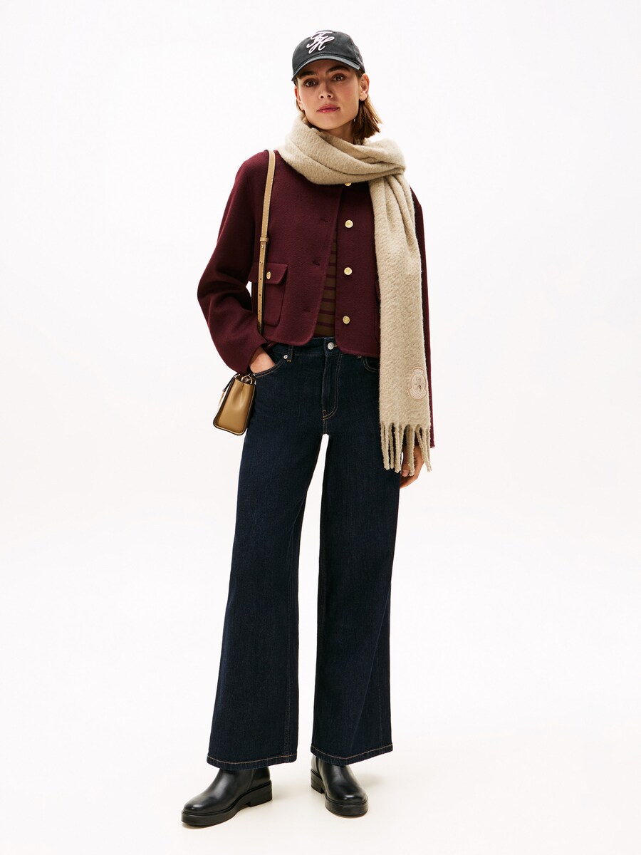 Джинсы с широкими штанинами TOMMY HILFIGER 70s, темно-синий — фото 4