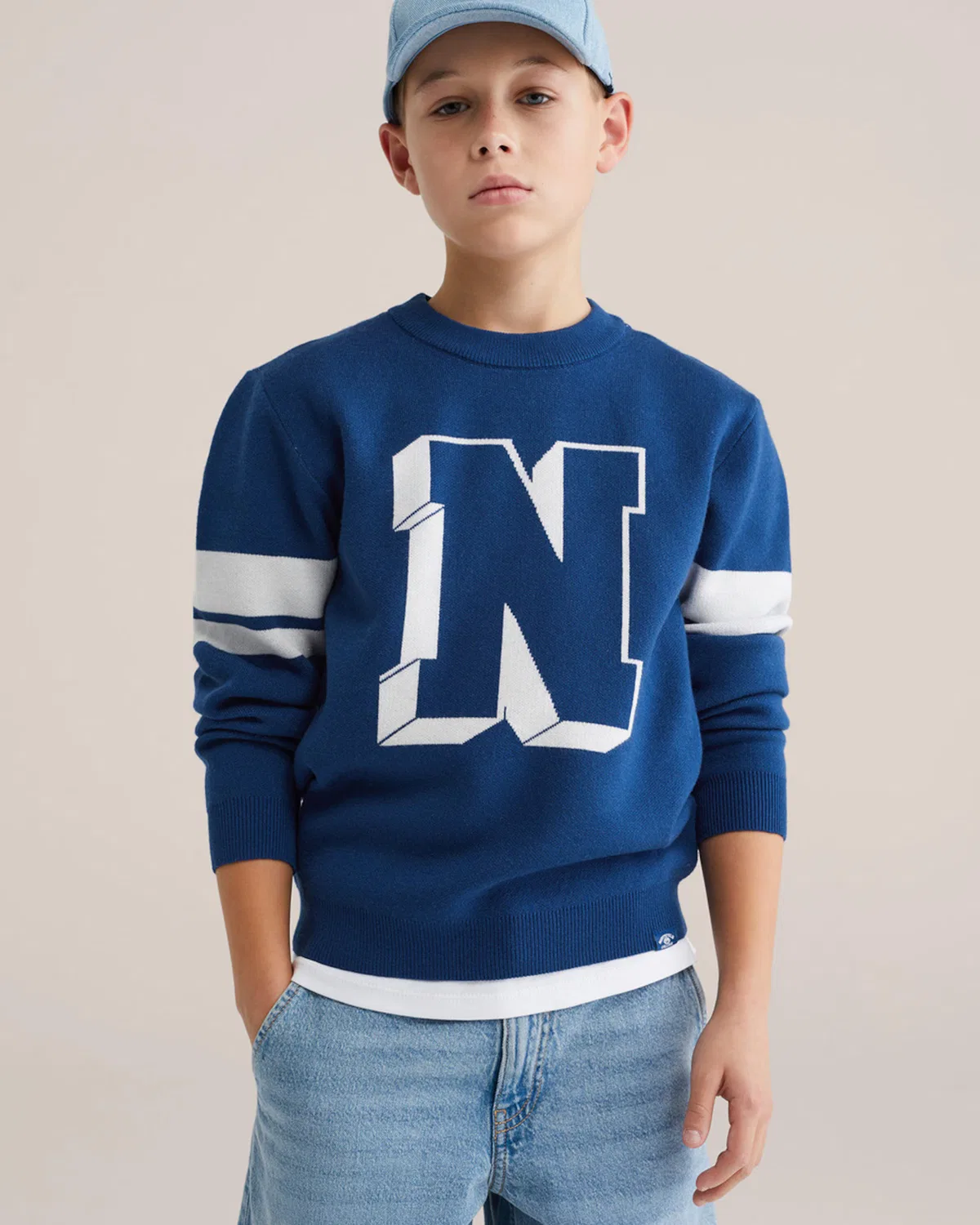 Свитер We Fashion, Dark Blue — фото 3