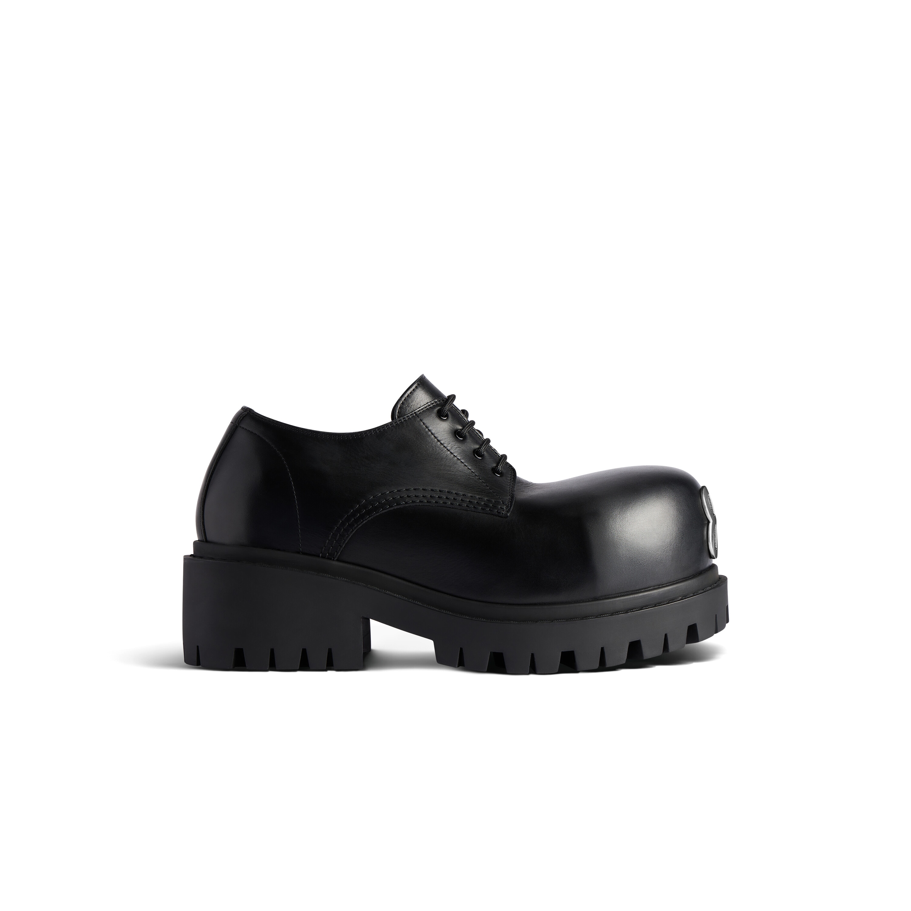 

Дерби Stomper из мягкой бычьей кожи черного цвета BALENCIAGA, черный