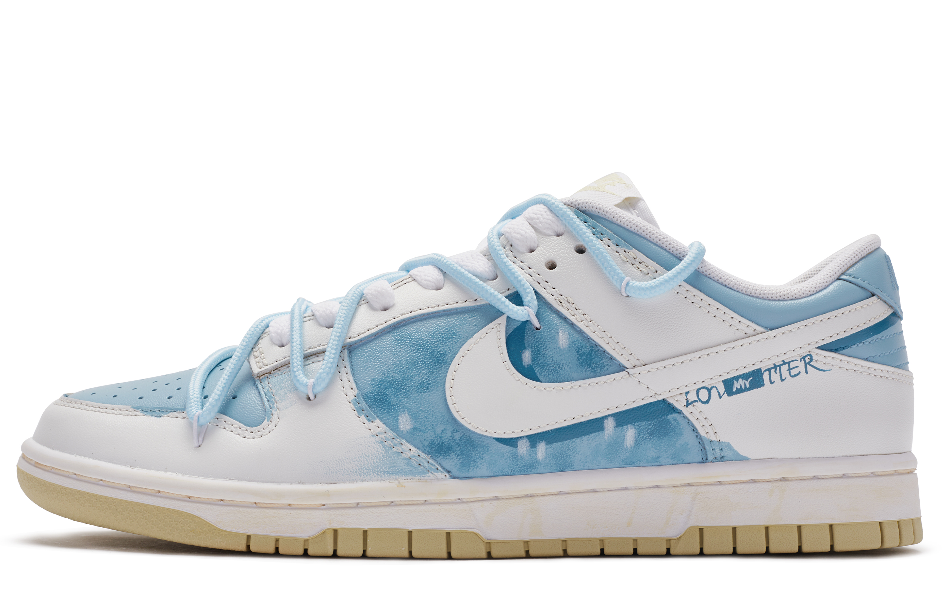 

Кроссовки Nike Dunk Skateboard Shoes Men Low-Top Blue/White