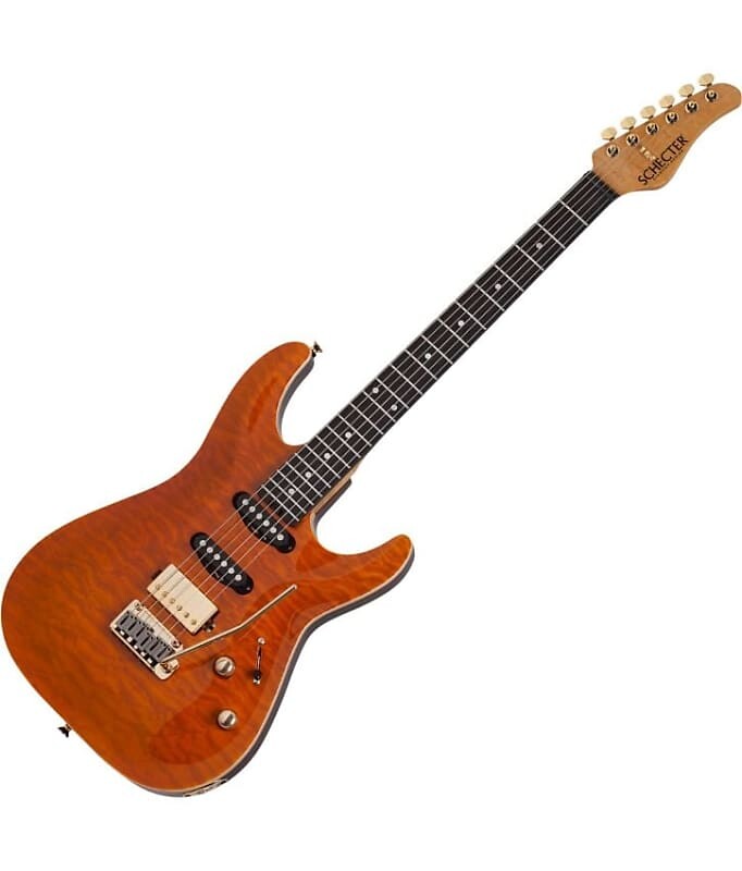 

Электрогитара Schecter California Classic Guitar Transparent Amber