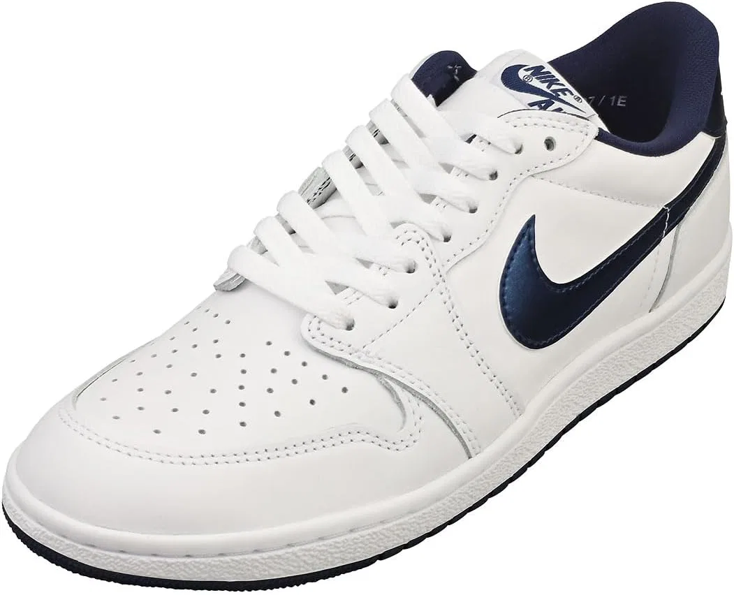 Кроссовки Nike Air Jordan 1 Low, белый/синий