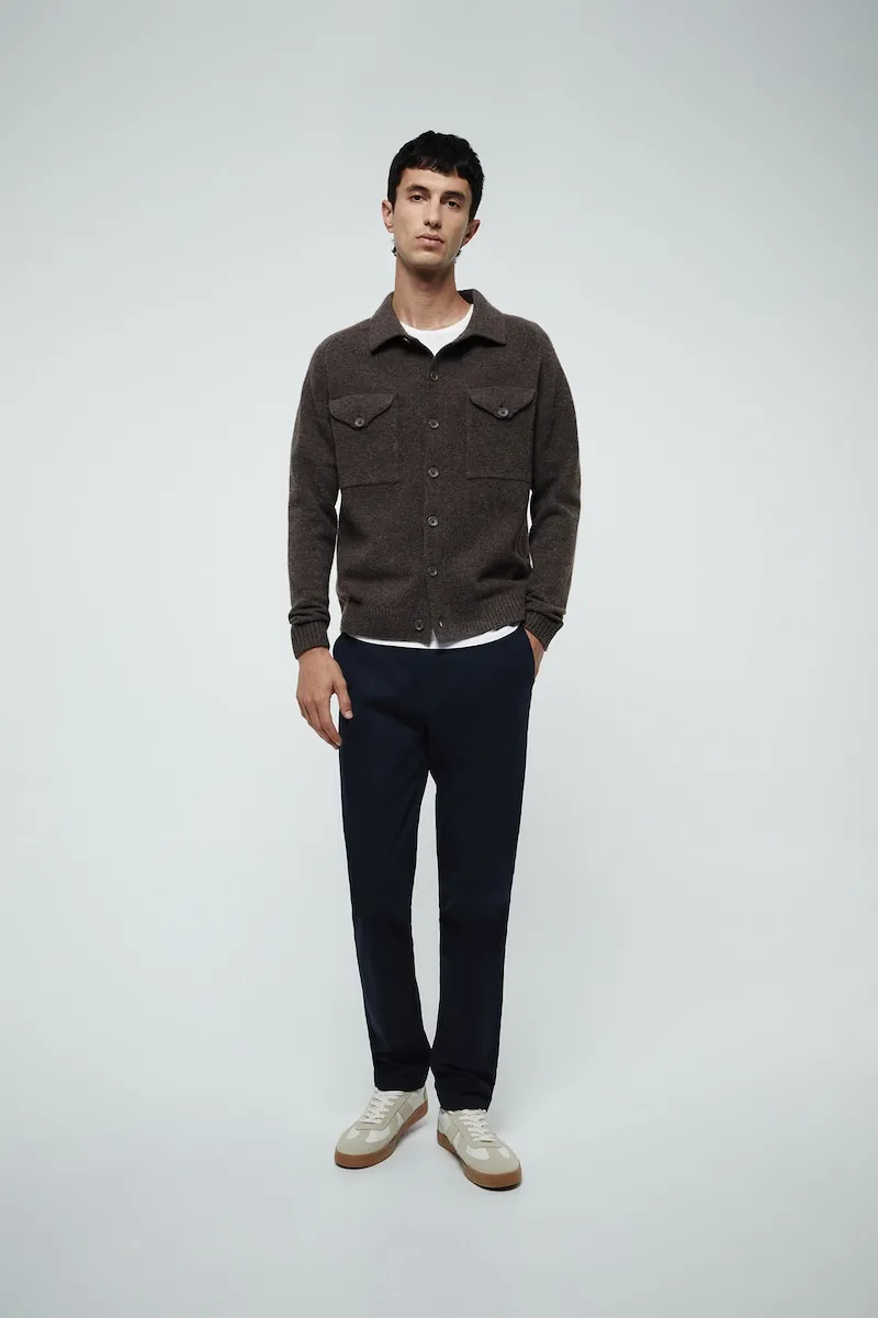 

Узкие хлопковые брюки Sfera, темно-синий