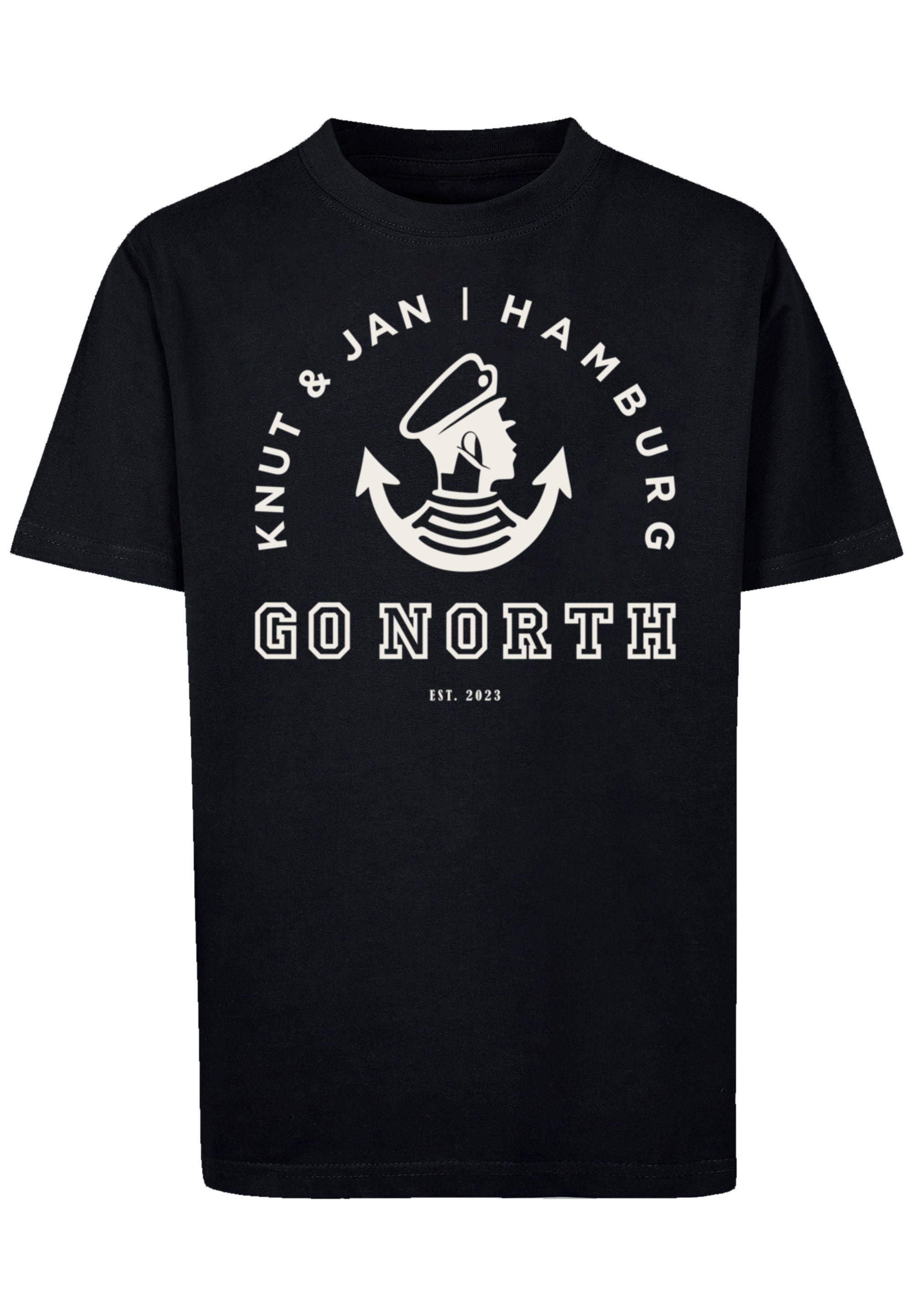 

Футболка F4NT4STIC Go North Knut & Jan Hamburg Logo, черный