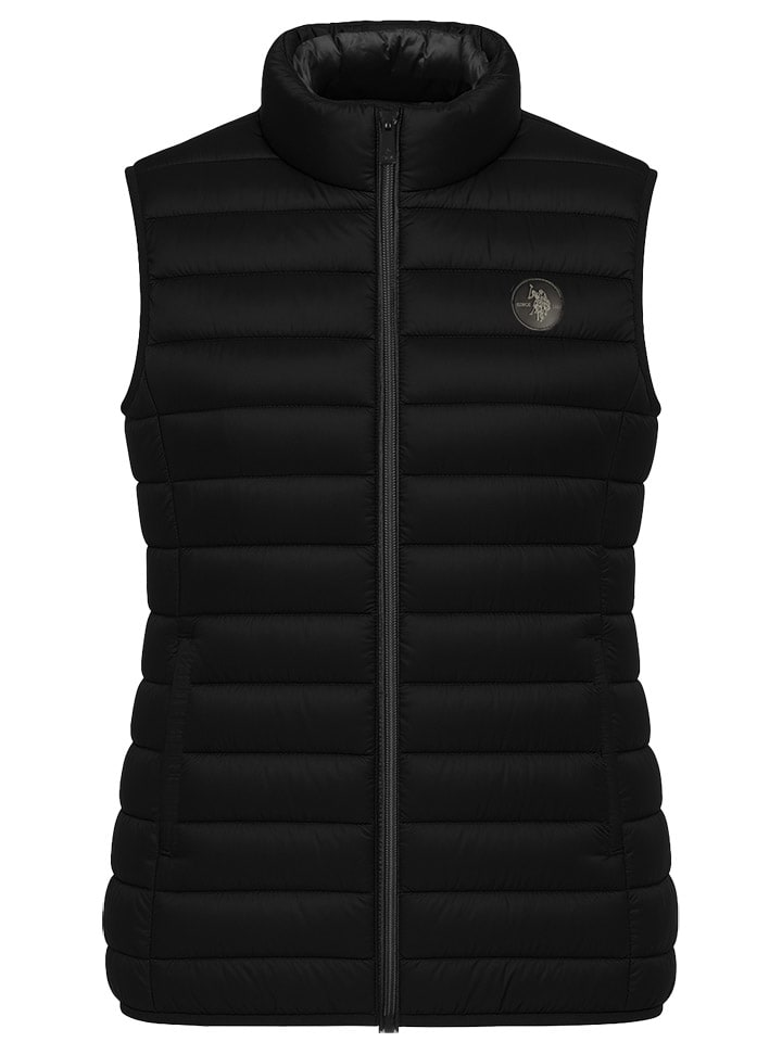 

U.S. Polo Assn. Стеганый жилет черного цвета