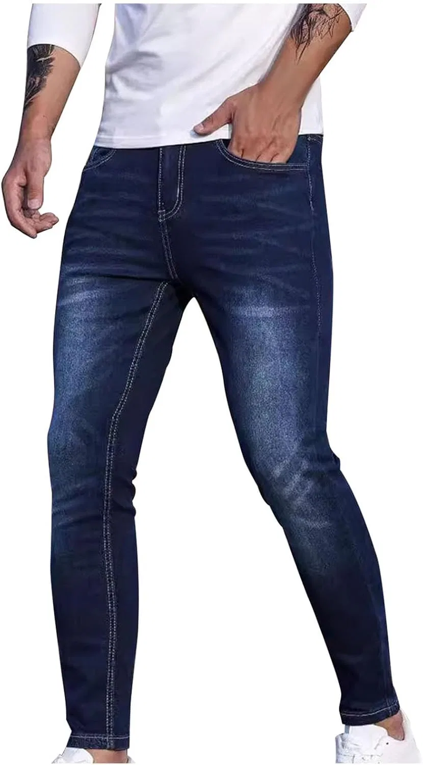 Джинсы slim fit, Темно-синий