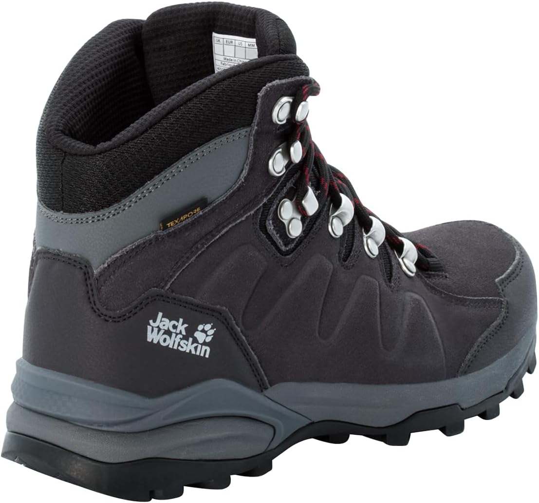 Женские походные ботинки Jack Wolfskin Refugio Texapore Mid, фиолетовый — фото 4