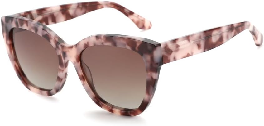 

Женские поляризованные солнцезащитные очки Butterfly с толстой оправой и защитой от УФ-излучения UV400 из ацетата. Модные солнцезащитные очки для шопинга KTUCN, 004 Gradient Tea