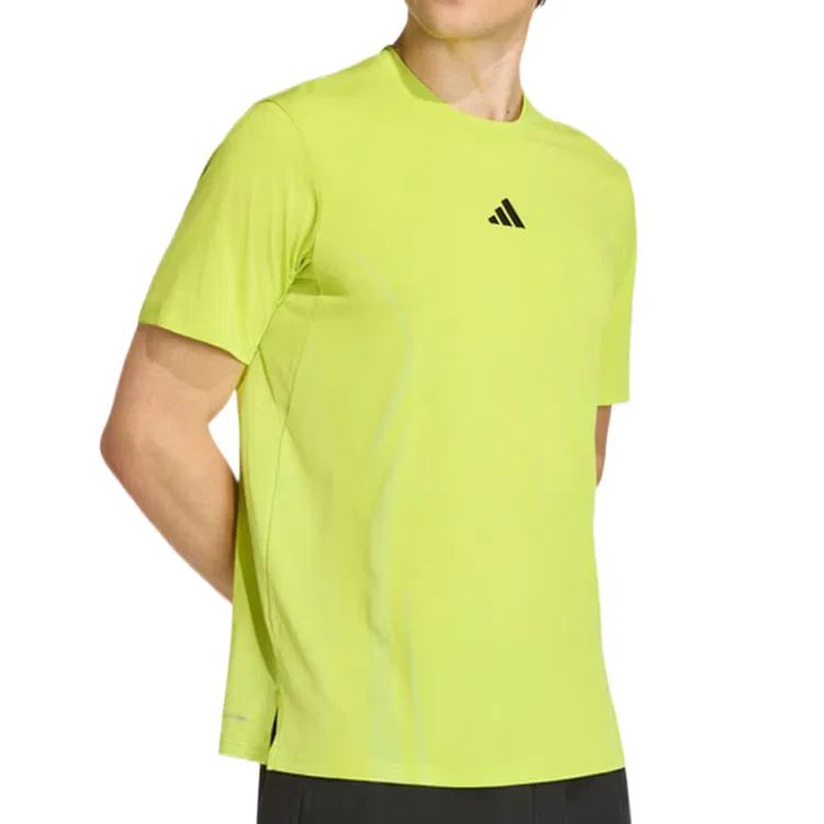 Футболка мужская Adidas Semi Bright Yellow Neon — фото 3