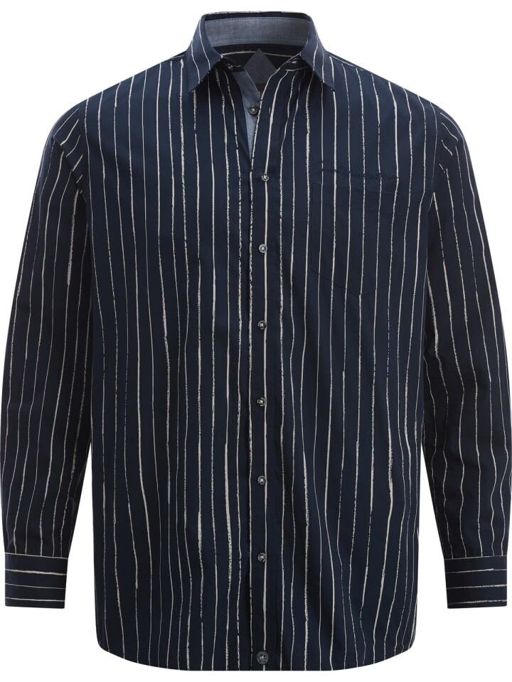 

Рубашка Jan Vanderstorm EMILJAN, темно-синий