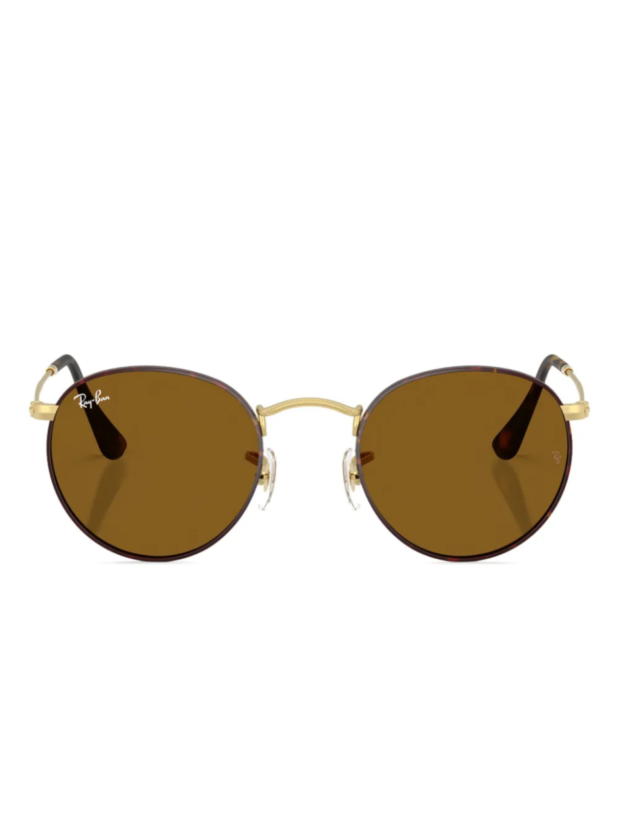 

Солнцезащитные очки Ray-Ban в круглой оправе, коричневый