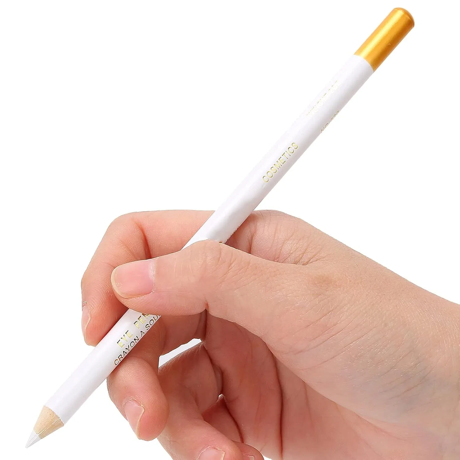 Карандаш-филлер для бороды Barber Pencil Kit с точилкой, белый ‎Ejoyous — фото 3