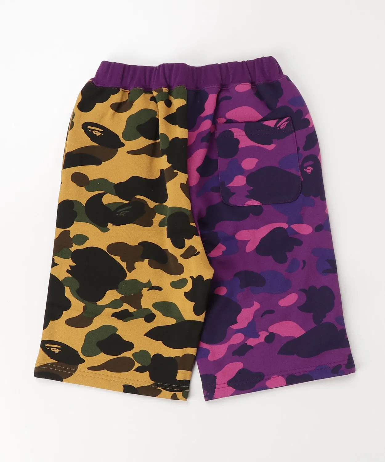Спортивные шорты SPLIT CAMO SHARK SWEAT SHORTS BAPE для детей, фиолетовый — фото 4