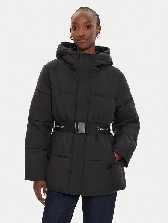 

Пуховик свободного кроя Calvin Klein, черный