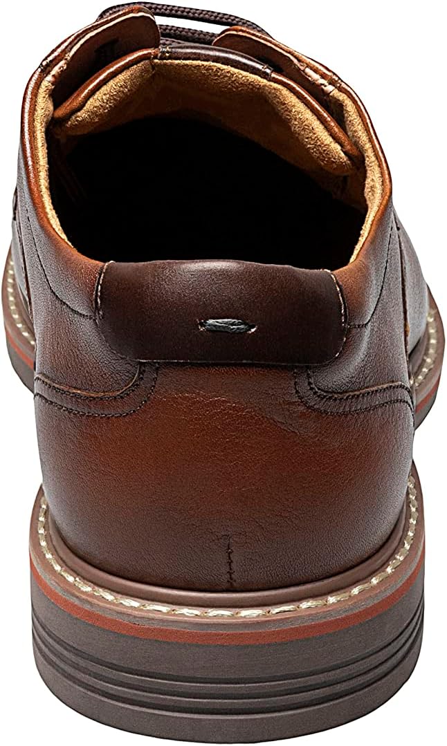 Мужские оксфорды Florsheim Neufeld с простым носком, Cognac Tumbled — фото 3