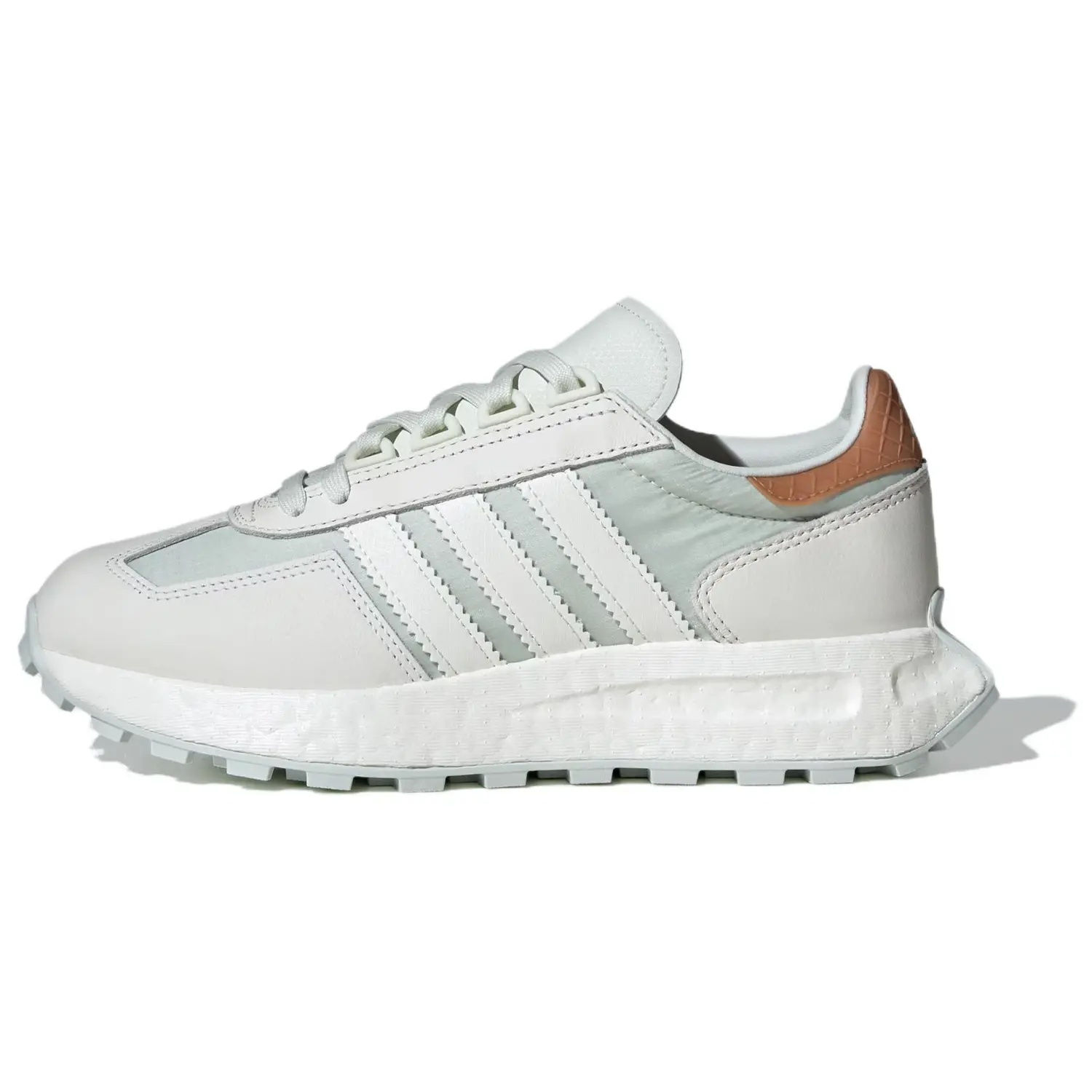 

Кроссовки Retropy E5 женские с низким верхом, ярко-белые/песочно-коричневые Adidas Originals