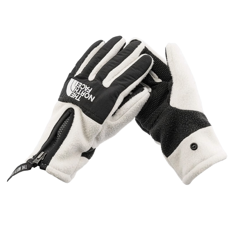 

THE NORTH FACE Унисекс белые перчатки из флиса и нейлона, Black