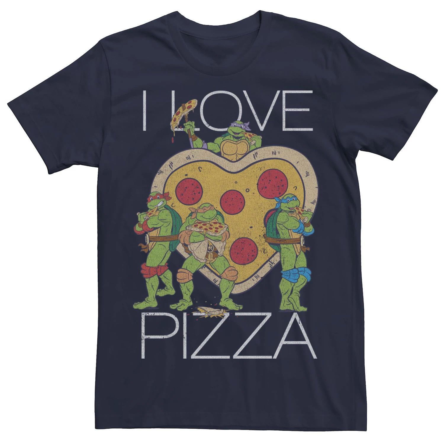 

Мужская футболка Teenage Mutant Ninja Turtles Pizza Heart Licensed Character