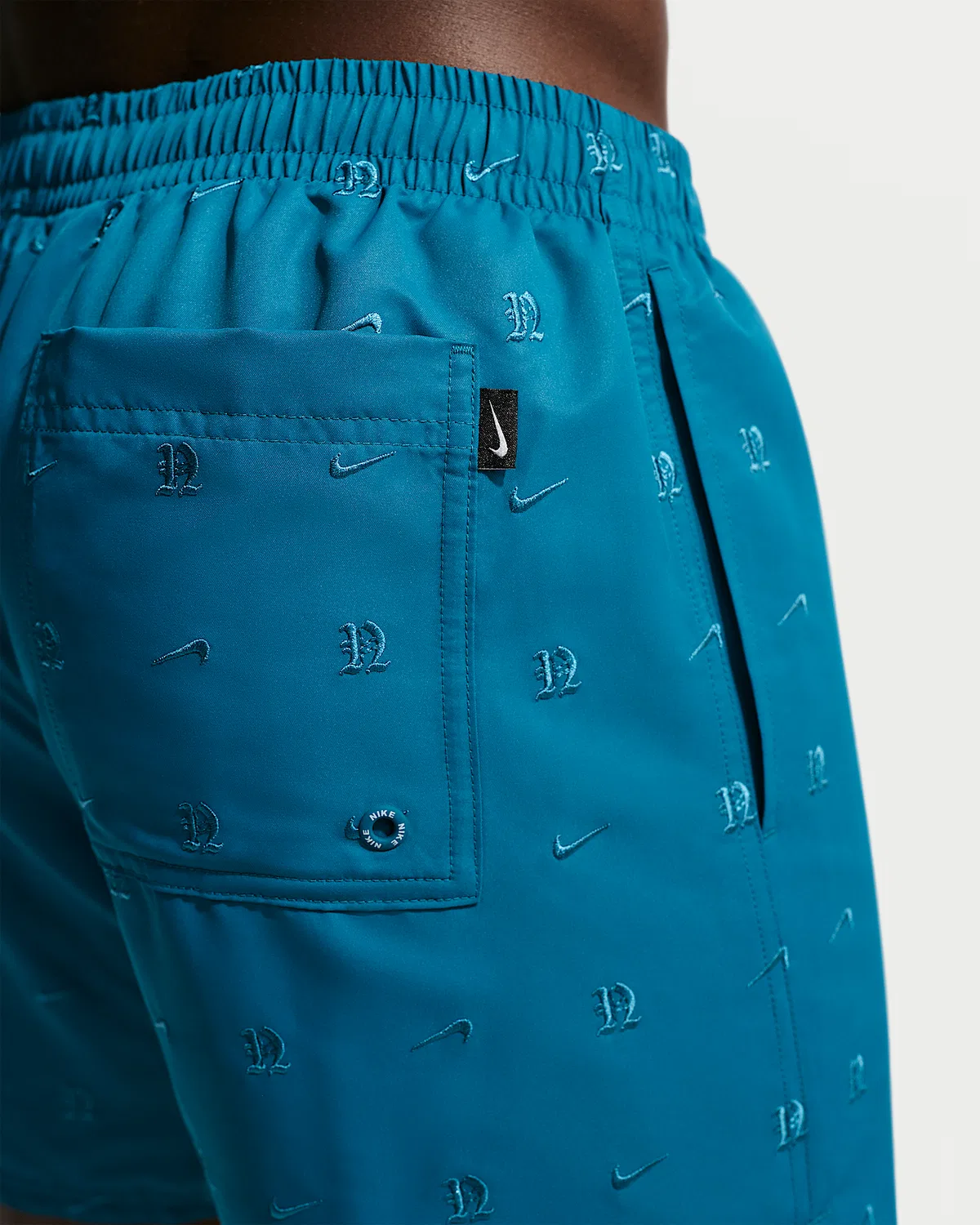 Мужские плавательные шорты Nike Swim Breaker 5" с полной подкладкой, Green Abyss — фото 3