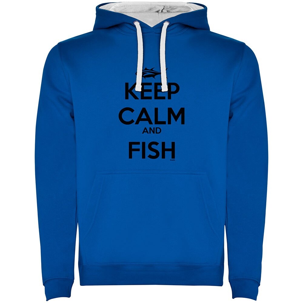 

Худи Kruskis Keep Calm And Fish Two-Colour, синий