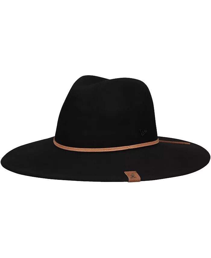 

Женская черная фетровая шляпа Cleveland Browns Willow Wide Brim New Era