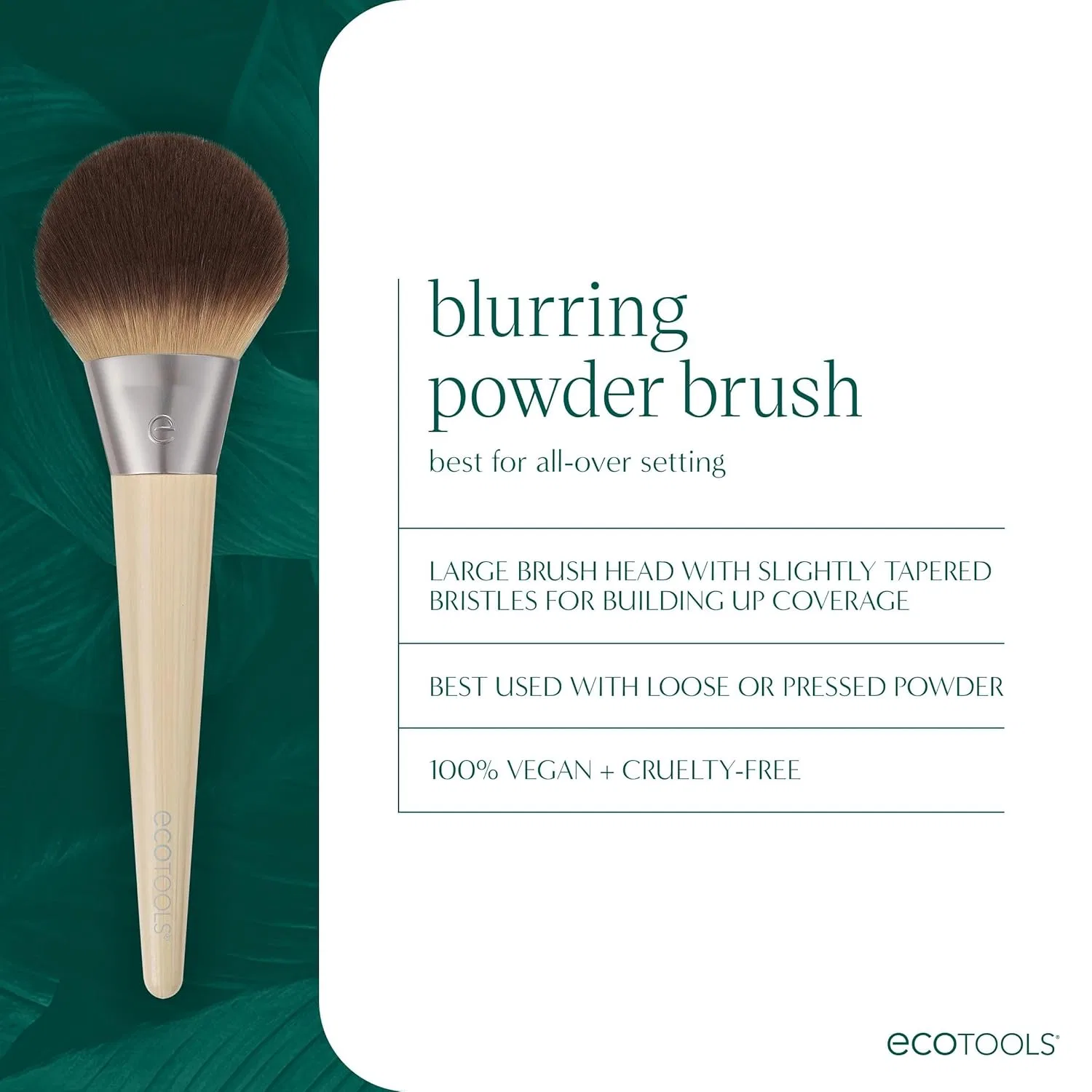 Кисть для пудры EcoTools Blurring Powder Makeup Brush Ecotools — фото 3