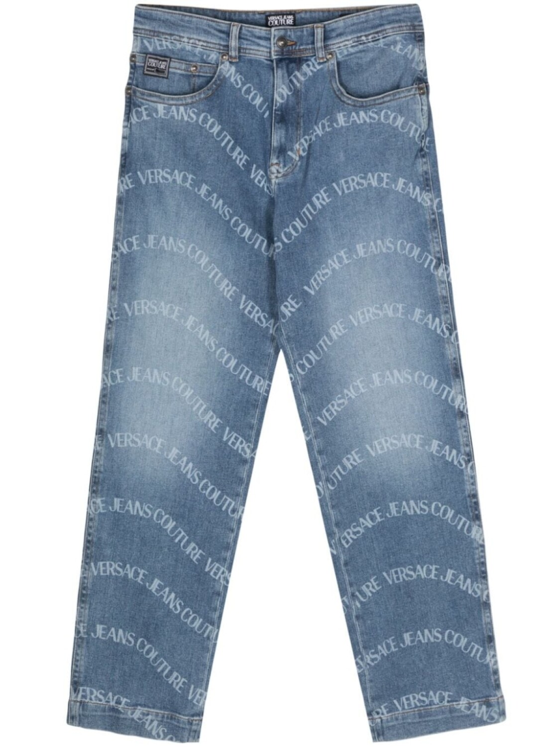 

Versace Jeans Couture джинсы Logowave, синий