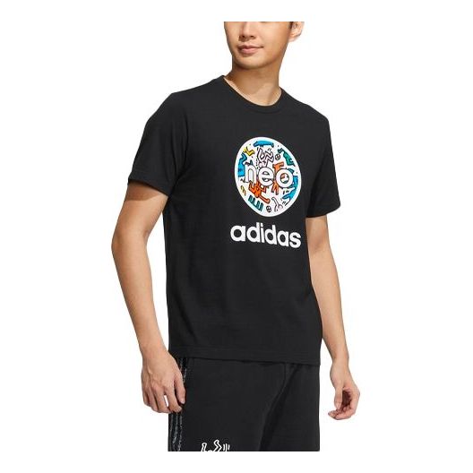 

Футболка adidas neo x keith haring logoT, черный