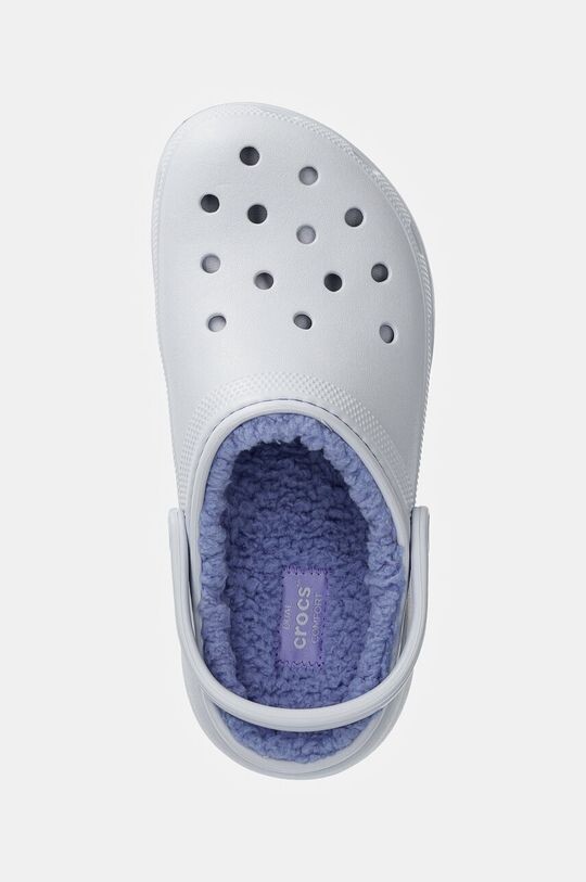 Классические тапочки Clog W на подкладке на платформе Crocs, фиолетовый — фото 4