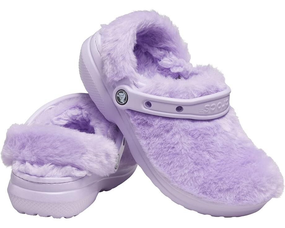 

Сабо Crocs Classic Fur Sure, цвет Lavender