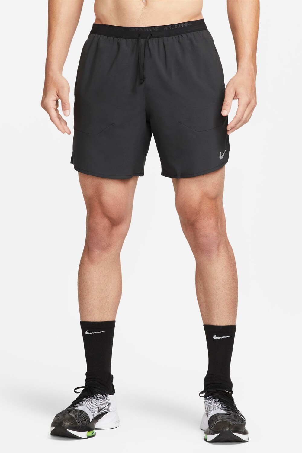 

Шорты для бега Dri-FIT Stride 7 дюймов Nike, черный