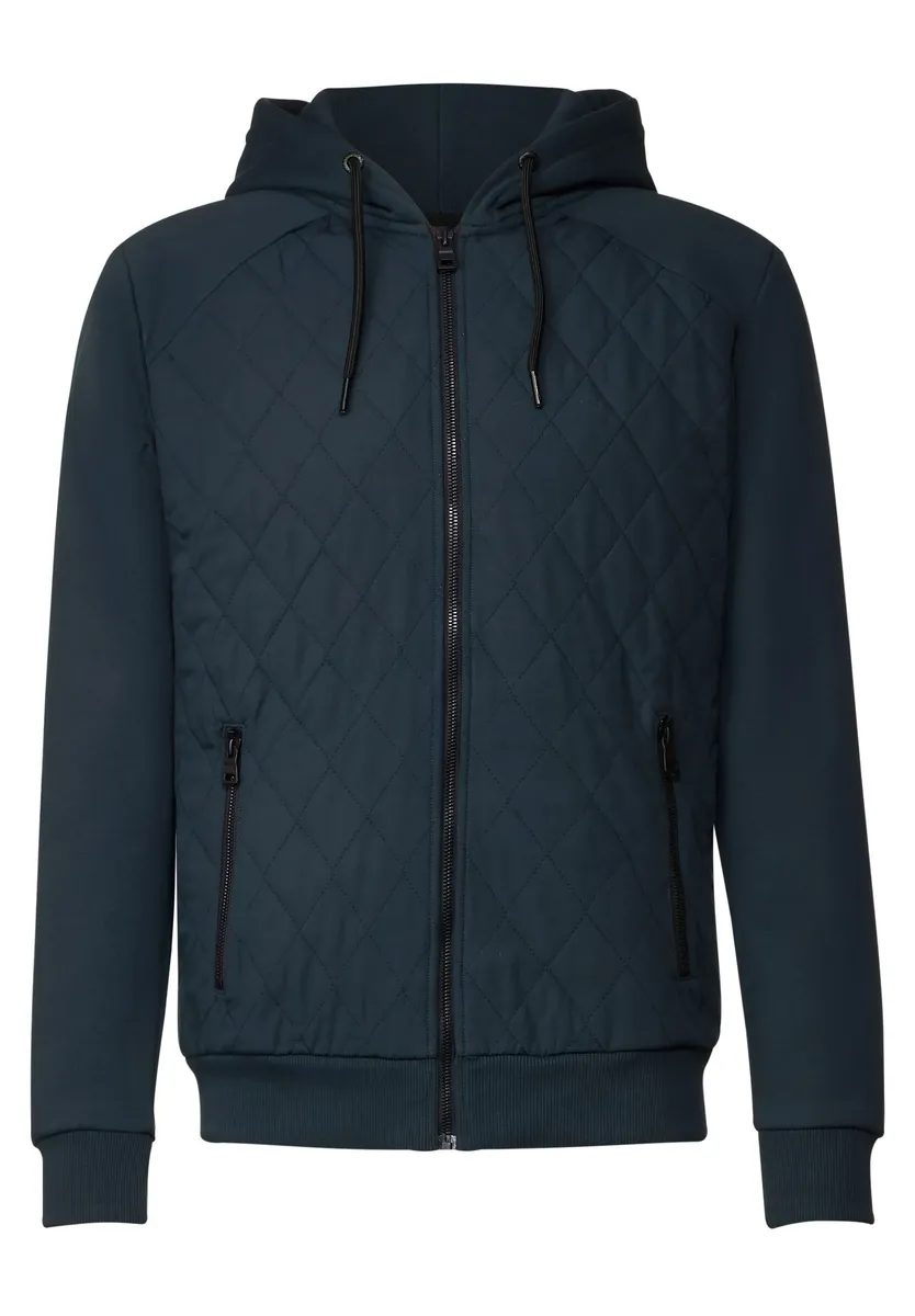 

STREET ONE МУЖСКАЯ толстовка с капюшоном на кулиске Street One Men, синий