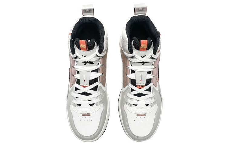 Кроссовки XTEP Skateboarding Shoes Men High-top Sail White/pigeon Gray, белый — фото 3