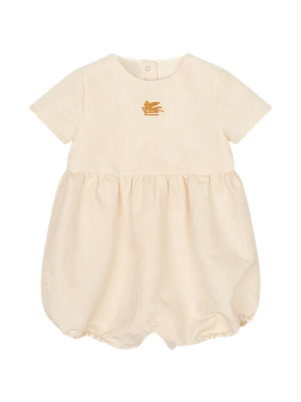 Ромпер с узором пейсли ETRO KIDS, бежевый