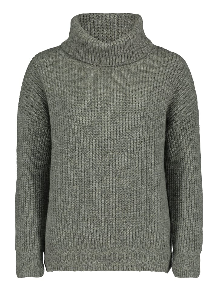 

Пуловер CARTOON Basic, цвет pine green melange