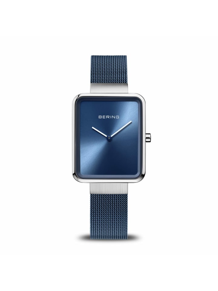 

Bering Аналоговые женские часы синего цвета