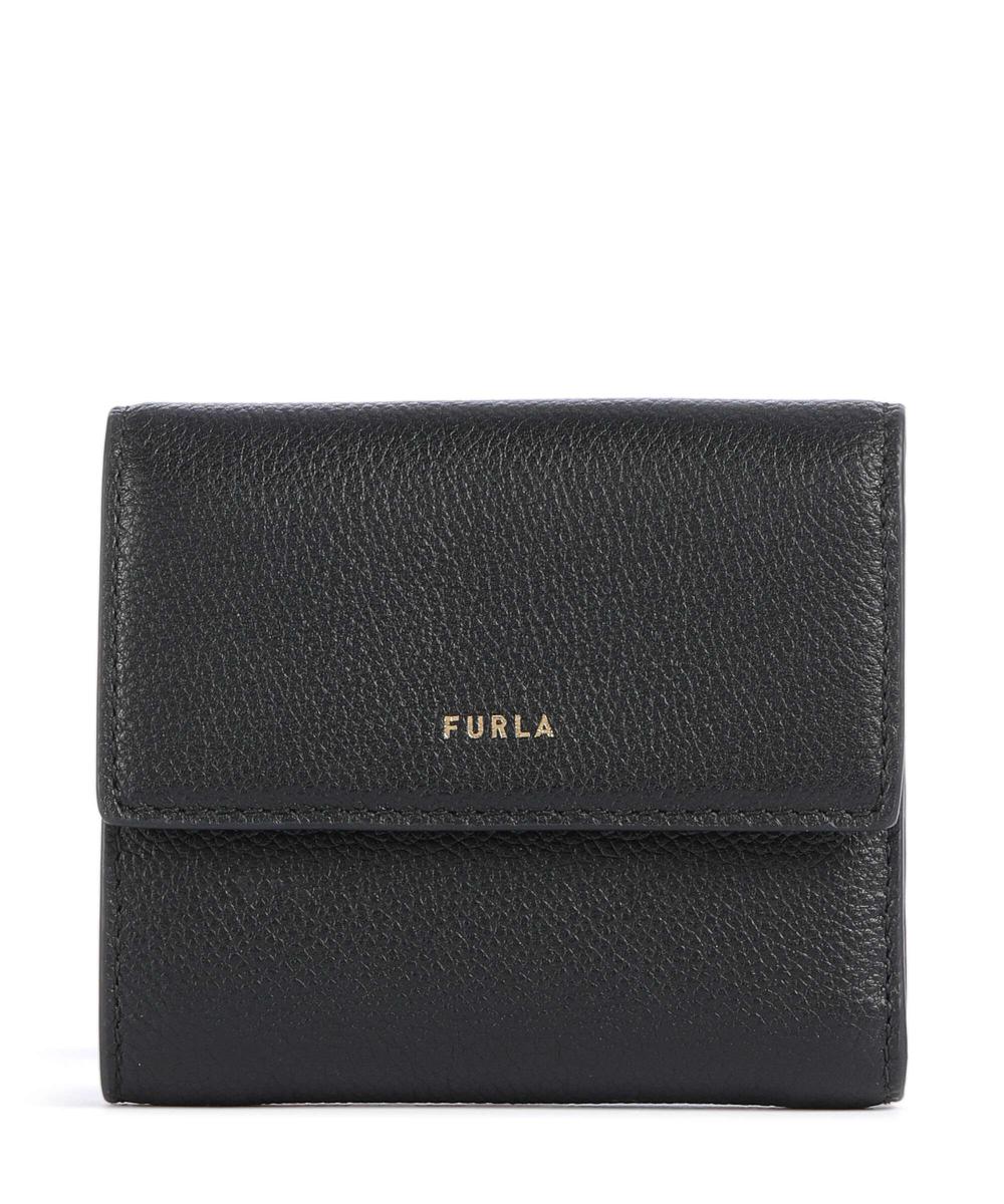 

Кошелек Goccia m из зернистой кожи Furla, черный